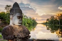 Mysterious Angkor Thom in Siem Reap Mysterious Angkor Thom in Siem Reap